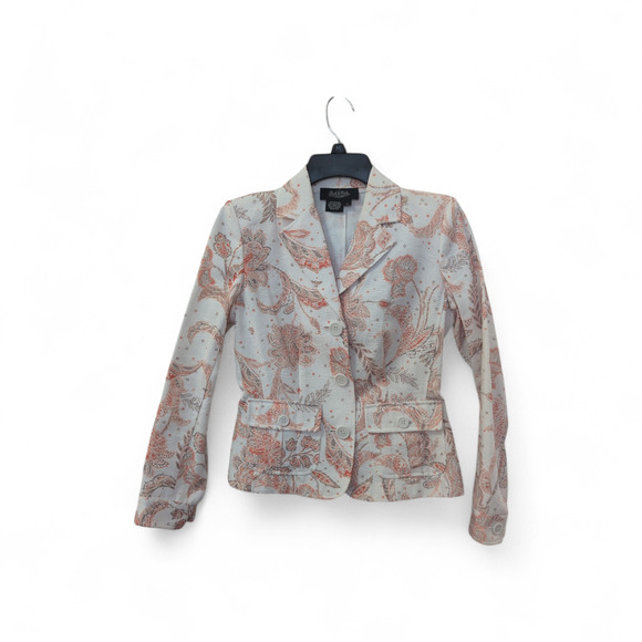 Peck & Peck Paisley Tapestry Blazer | Vintage Style | Size 2 | Like New - Picture 4 of 4